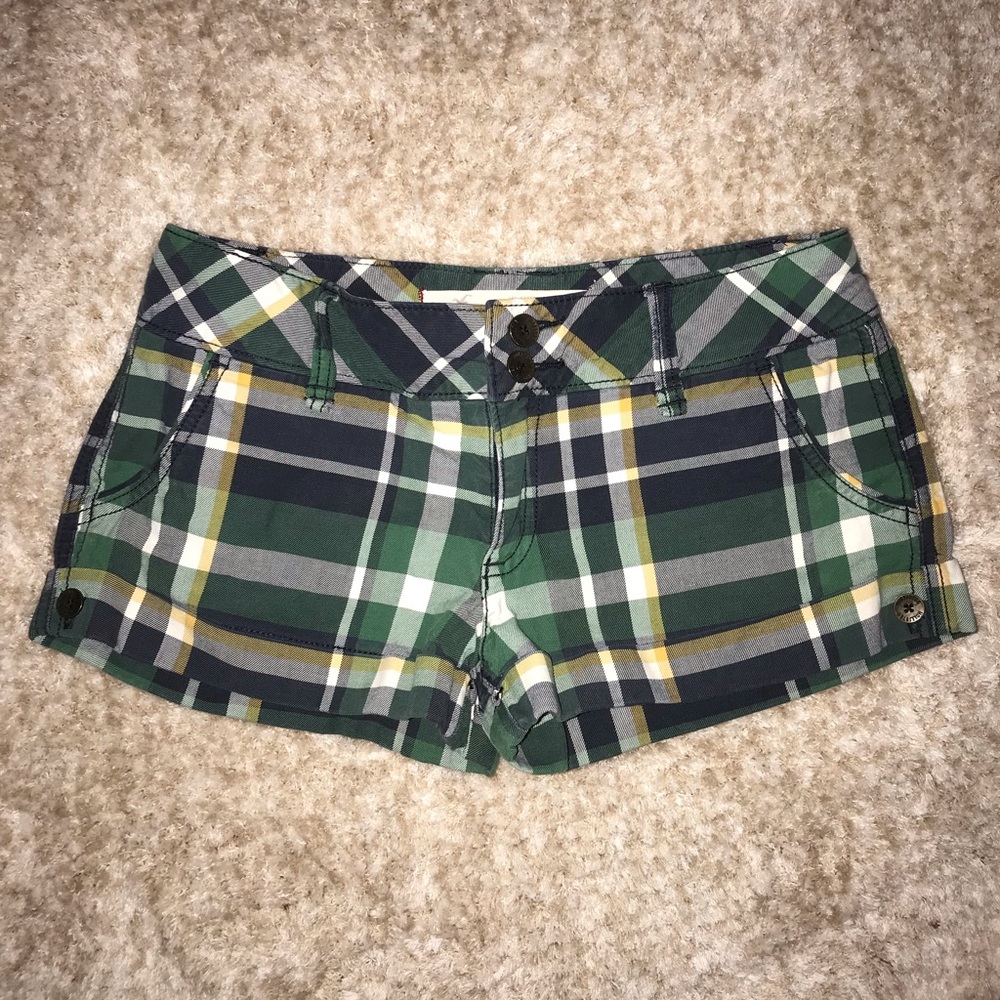 Hollister Plaid Shorts